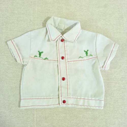 Vintage Horse & Carriage Embroidered Shirt 6 months