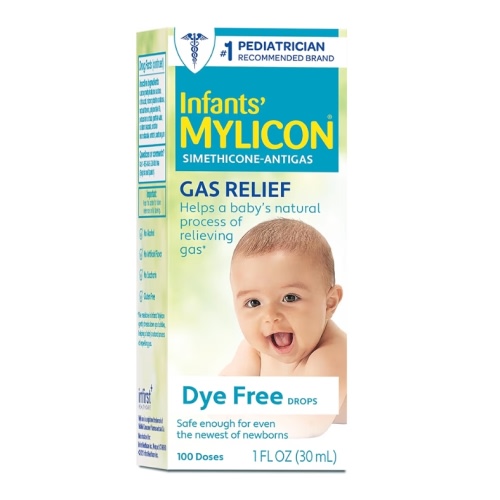 MYLICON Infants Gas Relief Drops for Infants and Babies, Dye Free Formula, 1 Fluid Ounce