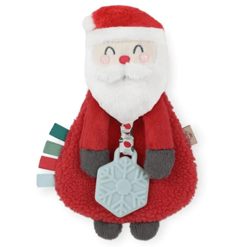 Itzy Lovey™ Plush Teether Toy, Holiday Santa – SpearmintLOVE