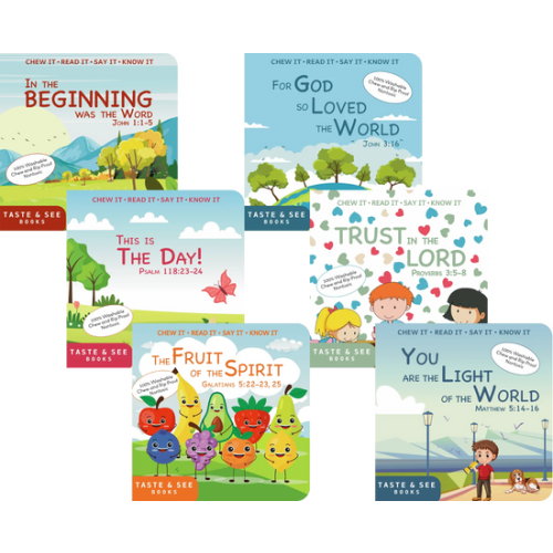 Taste & See Books | Chew It • Read It • Say It • Know It