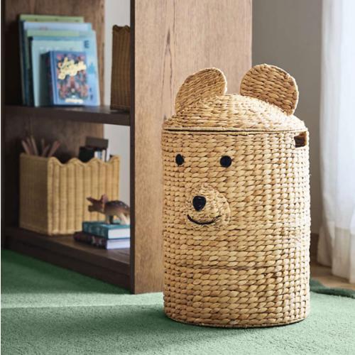 Bear Woven Kids Hamper with Handles