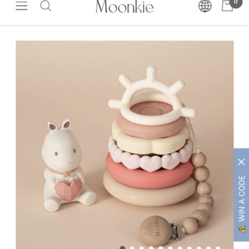 Bunny Stacking Teething Rings