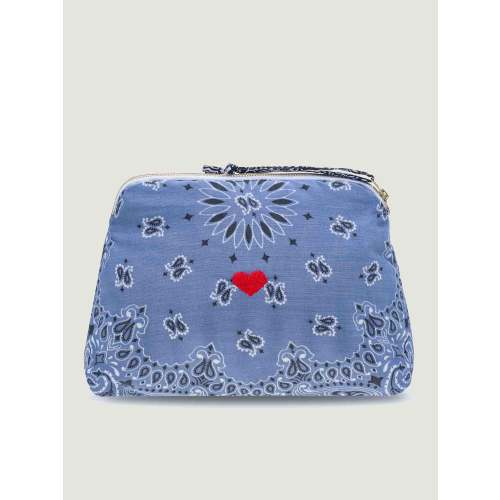 Toiletry bag - HEART - Chambray / Navy
