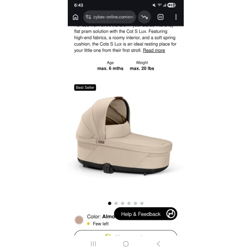 CYBEX Cot S Lux | Official Online Shop
