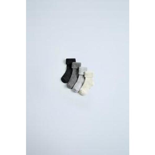 FOUR-PACK OF COLORFUL SOCKS - Gray | ZARA United States