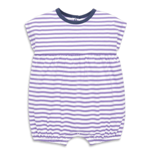 Baby Bubble Shortie In Stripe, 0-3M