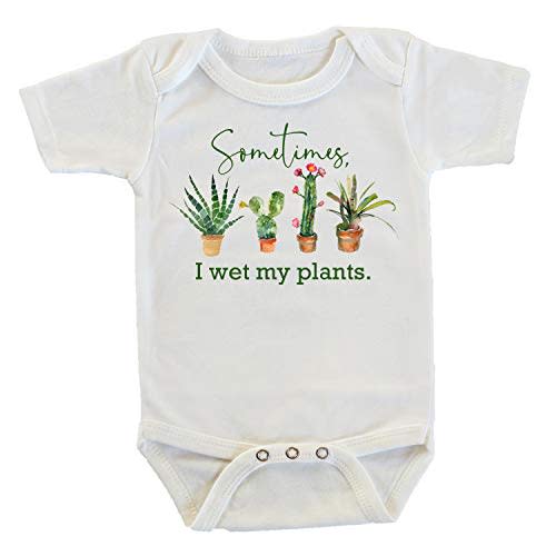 Witty and Bitty White Unisex-Babies Infant Bodysuit