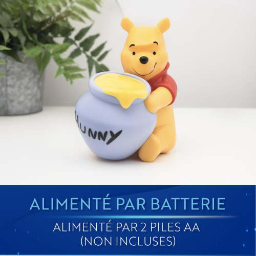Paladone Winnie The Pooh Hunny Light - Officially Licensed Portable Night Light 16.5cm (6.4"), Disney Lamp for Nursery or Kids Bedroom