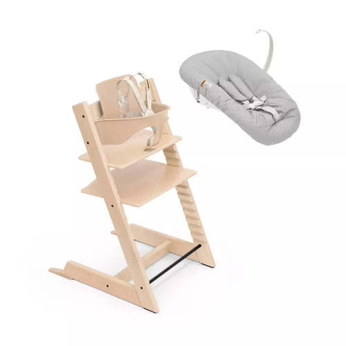 Stokke Tripp Trapp High Chair V2 & Newborn Set - Natural