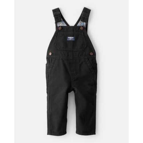 Baby Boy Herringbone Overalls - Black - OshKosh | Carter's