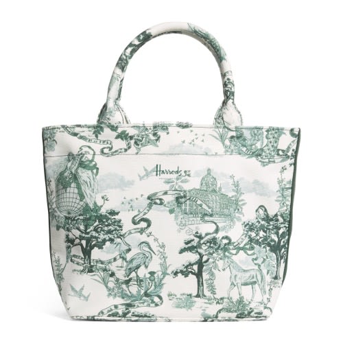 Harrods Small Toile Tote Bag