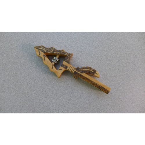 FSU Spear Baby Rattle, Maple Wood, Seminoles Fan Gift