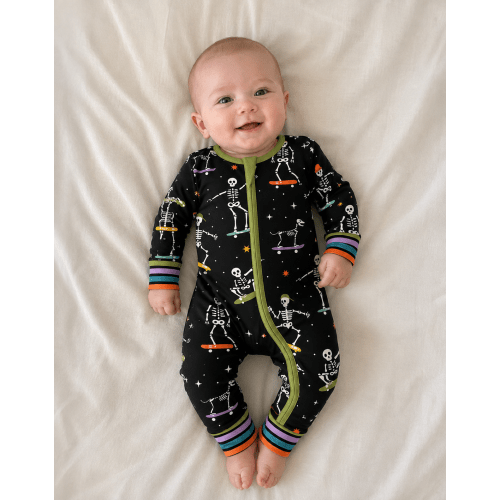 Spooky Skate Club (Convertible Zip Footies)