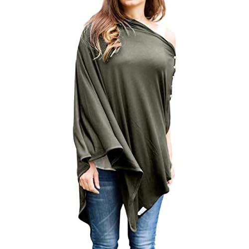Byrd & Blume Maternity Nursing Cover Breathable Lightweight Breastfeeding Cover Wrap Shawl Scarf Poncho Full 360