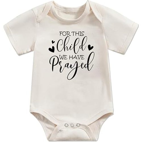 Newborn Infant Baby Bodysuit Funny Letters Print Clothes Short Sleeve Romper Pregnancy Announcements