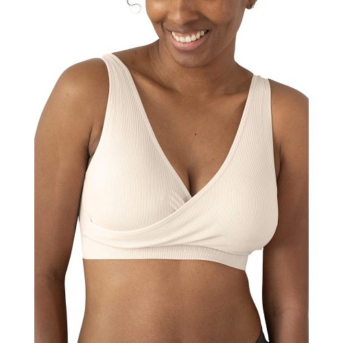 Kindred Bravely Sublime Adjustable Crossover Nursing Bra for Breastfeeding, Wireless Maternity