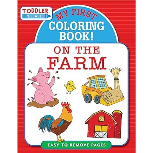 My First Coloring Book! On the Farm
