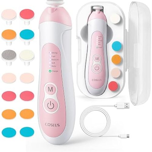 COSLUS C52 Baby Electric Nail File Trimmer, CPC Certified and Quiet Design
