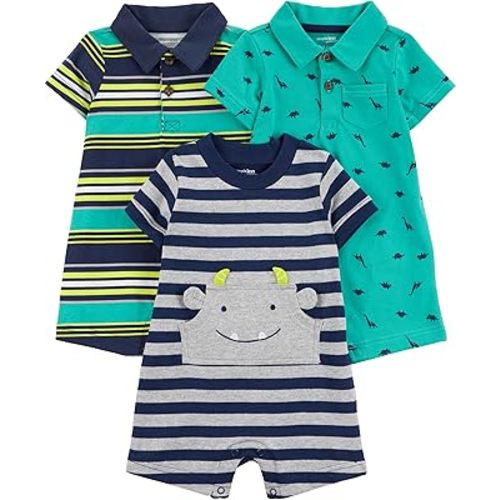 Simple Joys by Carter's baby-boys 3-pack Rompers