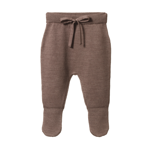 Merino Knit Footed Rompers