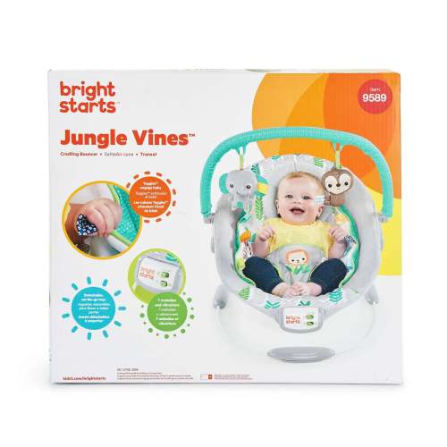 Comfy Baby Bouncer with Vibrating Infant Seat & Taggies