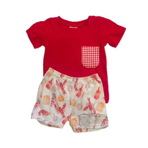 Crawfish Boil Short Set