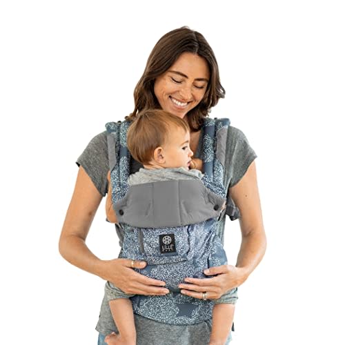 LÍLLÉbaby Complete 6-in-1 Ergonomic Baby Carrier Infant to Toddler with Lumbar Support (7-45 Pounds), 360 Degree Baby Wearing, Inward and Outward Facing (Starfall)
