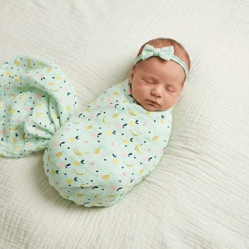 Muslin Swaddle - Citrus & Berries