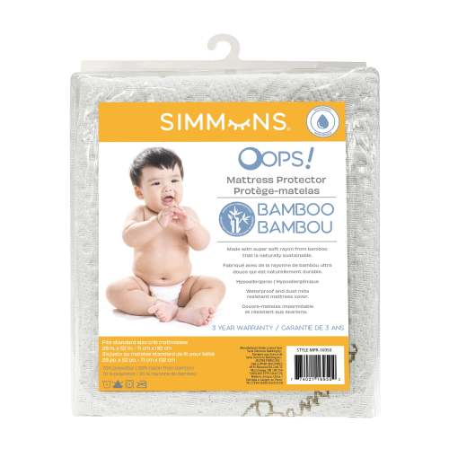 Simmons Bamboo Crib Mattress Protector