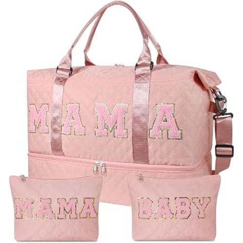 Mama Baby Pregnancy Hospital Bag for Women Labor Delivery Travel Duffle Bag