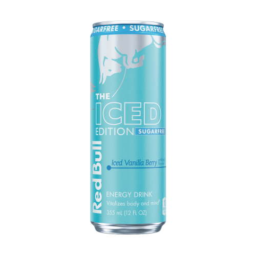 Red Bull Iced Edition Sugarfree Energy Drink, Iced Vanilla Berry, 12 fl. oz. can, 114mg Caffeine