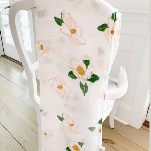 Southern Magnolia Baby Muslin Swaddle Blanket Breathable – Little Hometown