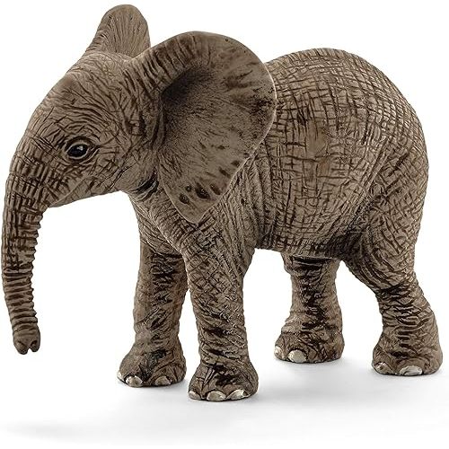 Schleich Wild Life - African Baby Elephant Toy Figurine - Kids 3+ | 14763