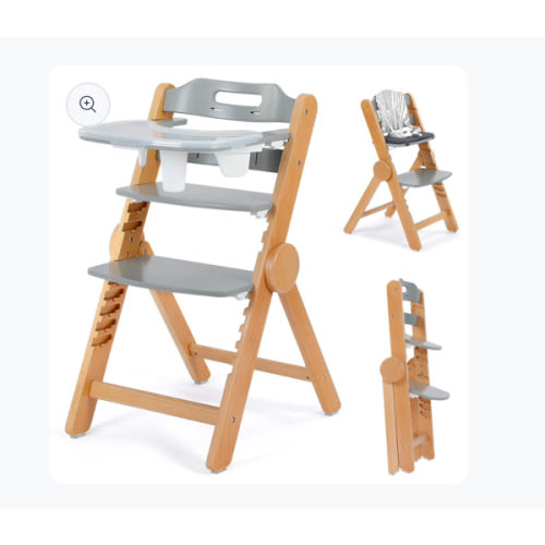 Ezebaby Wooden High Chair Grow with Your Child