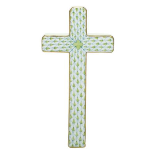 Herend Large Light Green Cross