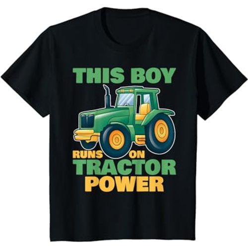 Kids Tractor Shirt | Toddler Tractors T-Shirt | Boys Tractor T-Shirt