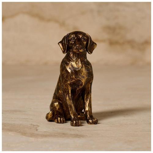 Kinkeeping Gold Labrador Dog Figurine