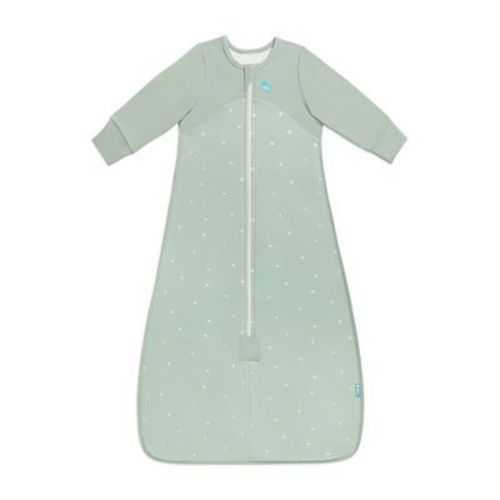 Love to Dream Long Sleeve Sleep Bag - Cotton Fleece 1.5 TOG Olive Twigs - 6-18M: Two-Way Zipper, Breathable Fabric