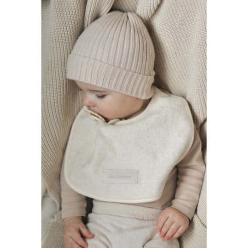 Organic Terry Long-Lasting Bib, Cream - Bloomere | Maisonette