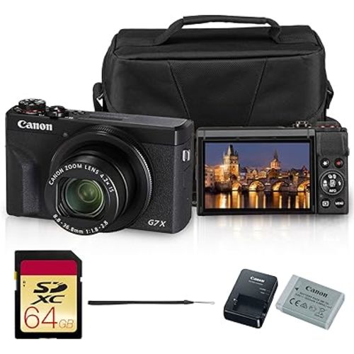 Canon PowerShot G7 X Mark III 20.1MP Digital Camera Vlogging Bundle