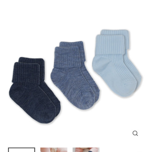 Wool Socks, Baby and Toddler, Blue