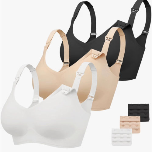 Vinfact 3 Pack Nursing Bras for Breastfeeding Comfort Maternity Bras