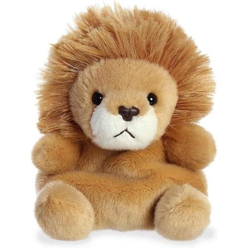 Aurora® Adorable Palm Pals™ Leno Lion™ Stuffed Animal - Pocket-Sized Play - Collectable Fun - Brown 5 Inches