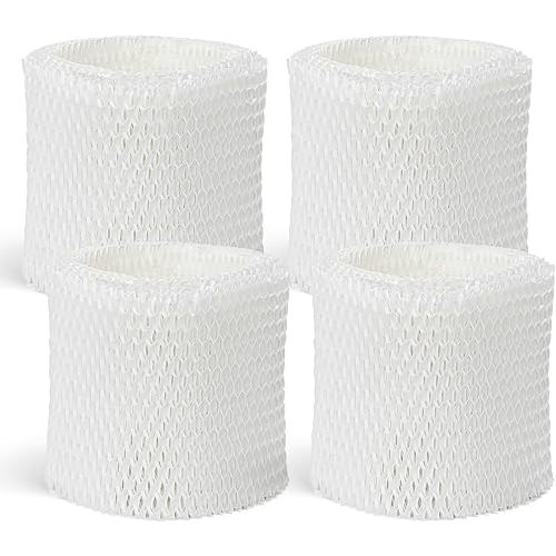 Humidifier Filter Replacement Compatible with Canopy Bedside and Nursery Humidifier, Made with Wood Pulp, Paper Filter, 4-Pack