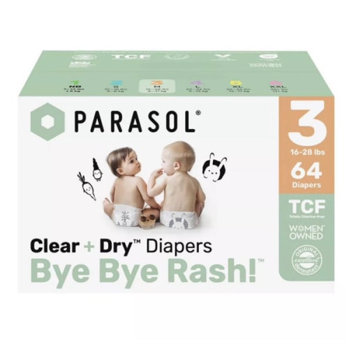 Parasol Chlorine-Free Diapers - Size 3+