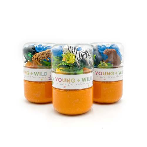 Zoo Grab & Go Dough Jar