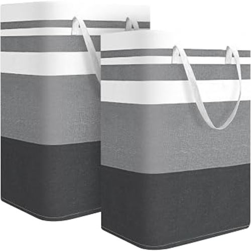 Amazon.com: 2-Pack Large Laundry Bag, Waterproof,Collapsible Tall Clothes Hamper with Extended Handles for Clothes Toys in the Dorm and Family,NO have Wire frame! not stand up! : Home & Kitchen