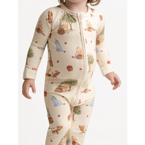 Orchard Friends Zip Romper – Dreamy Bamboo