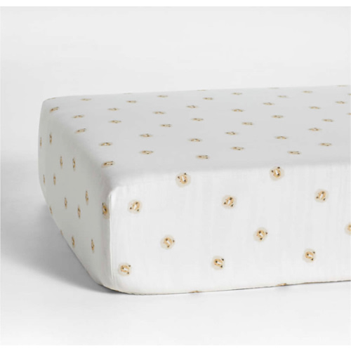 Supersoft Jungle Lion 100% Organic Cotton Baby Crib Fitted Sheet