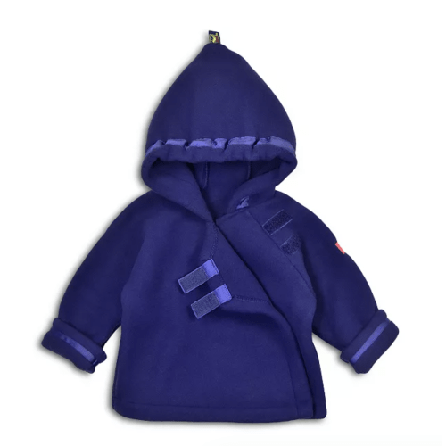 Unisex Hooded Fleece Jacket - NAVY